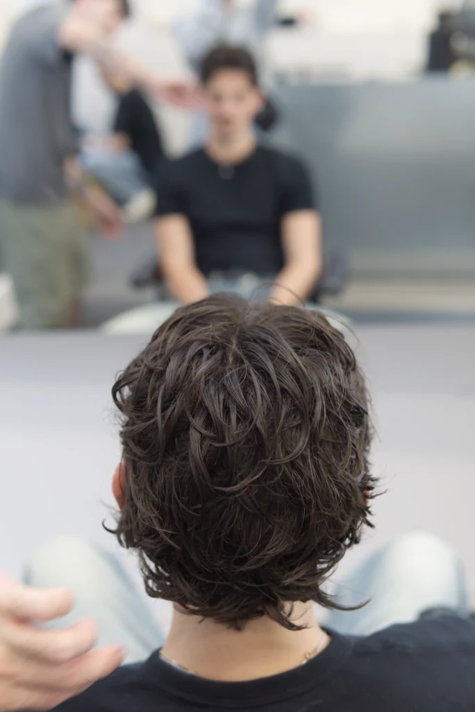 Ergebnis mit mattem Haar Wachs